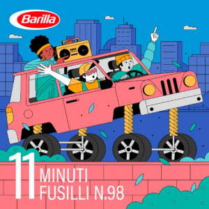 Grafica Playlist Spotify Barilla