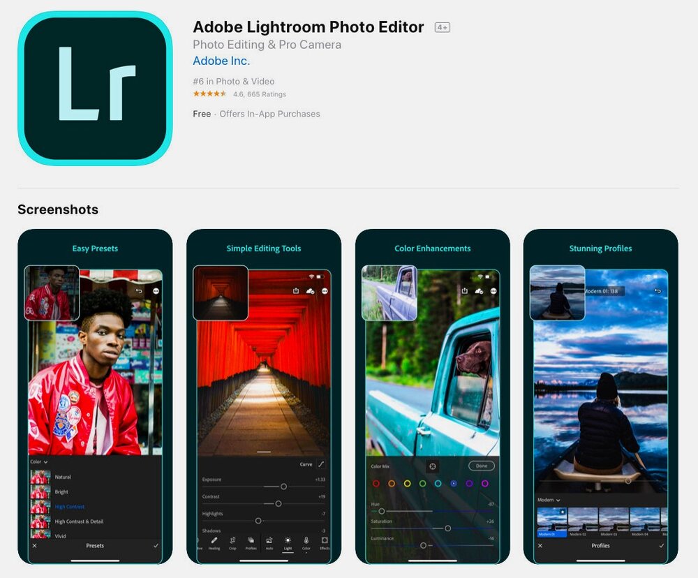 Lightroom per editare foto 